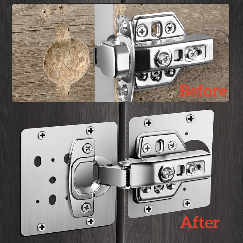 1-10 pz Kit piastra di riparaz - Cabinet Hinge Overlay recensione e prezzo